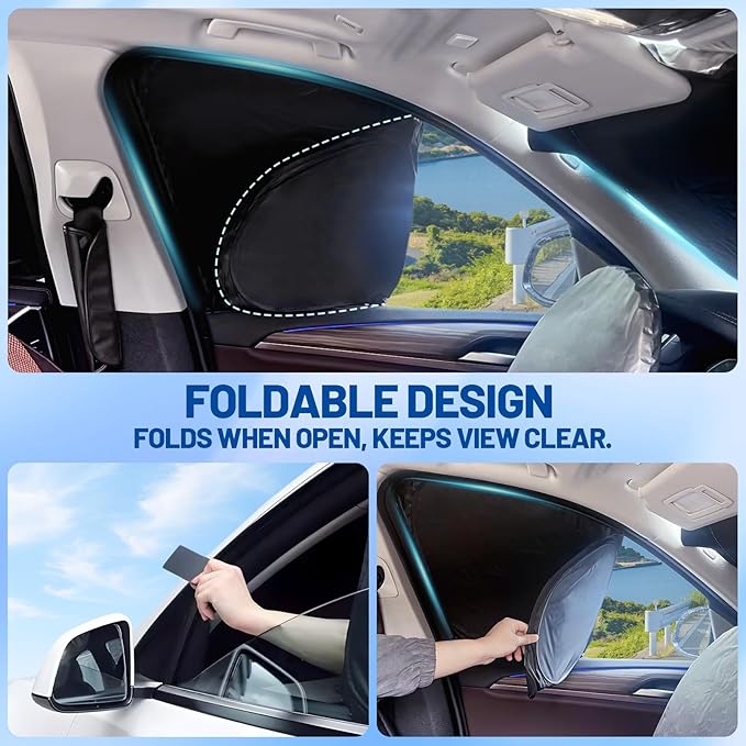 Car Window Shades Intended for Nissan Altima 2019-2024, Privacy Window Covers 6PCS for Side, Rear & Windshield, Car Shield Sunshade for Privacy Protection, Heat Blocking, Camping and Parking