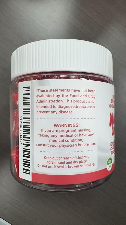 Magnesium Glycinate Soft Chews, Strawberry Flavor.Chewable Sugar Free Potassium Magnesium Chews with Magnesium Glycinate, Vitamin D, B6, and CoQ10 for Calm Support & Sleep for Adults, 60 Days Supply