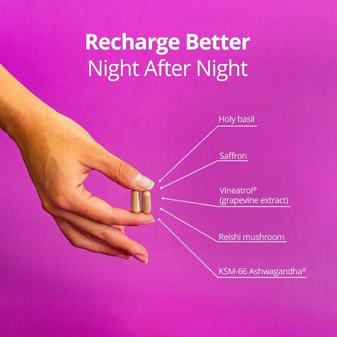 NEUROHACKER COLLECTIVE Qualia Night Sleep Aid | Non-Habit Forming | Science-Backed Supplement for Deep Refreshing Sleep | Melatonin-Free, Vegan, Non-GMO, Gluten-Free