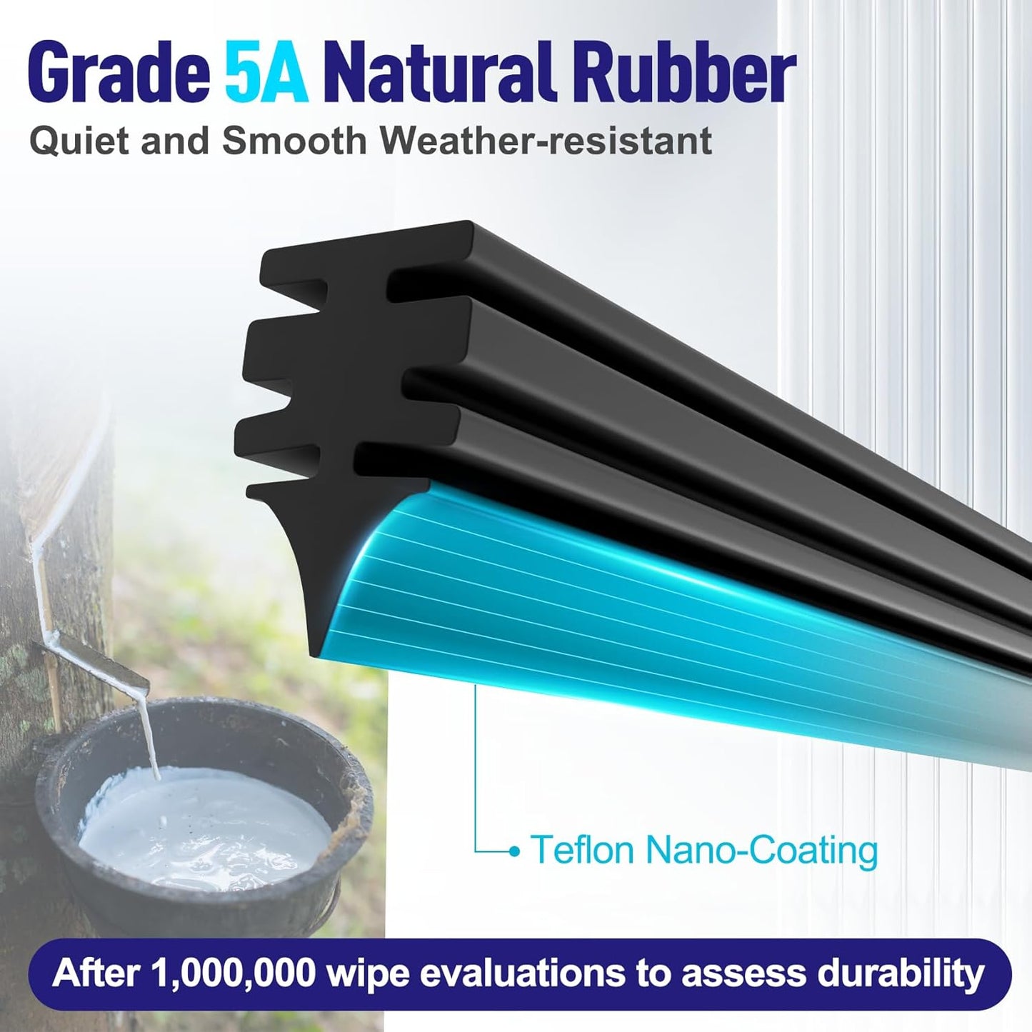 AJK Front Windshield Wiper for INFINITI QX80 2014 2015 2016 2017 2018 2019 2020 2021 2022 2023 2024, Original Equipment Back Window Wipers Blades, Conventional, Vehicle Specific Fit, Pack of 3