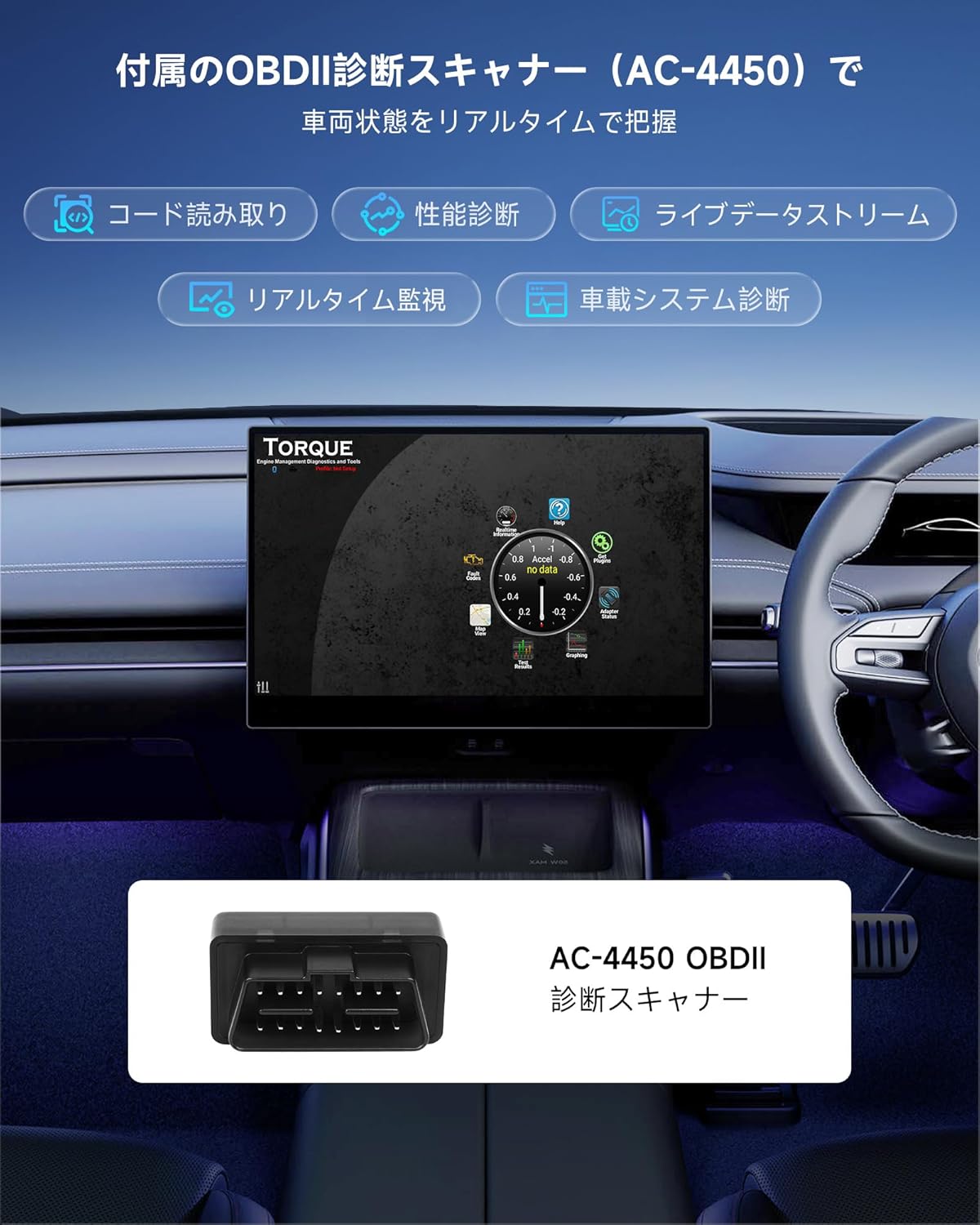 Wireless Ai Box CarPlay Adapter with OBD2 Scanner, Car Video Streaming Plug & Play Carplay Box for iPhone & Android Auto with Ai ChatGPT, Supports YouTube, Netfilx, Dual WiFi, CB4B Upgraded