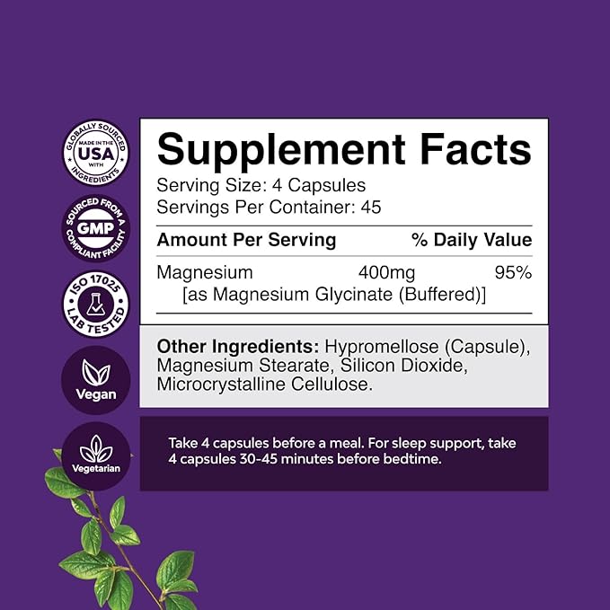 Bundle of Pure Magnesium Glycinate 400mg Per Serving - or Mood Sleep and Relaxation and Extra Strength Zinc Gummies for Adults - mmunity Gummies for Adults
