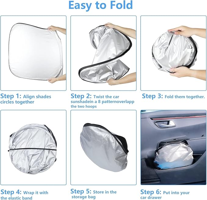 Windshield Sun Shade for for Subaru Forester 2026-2019 Front Window Sunshade Custom Fit Crossover Base Premium Sport Limited Sun Visor UV Protector Shade Heat Shield Cover, Keep Car Cool