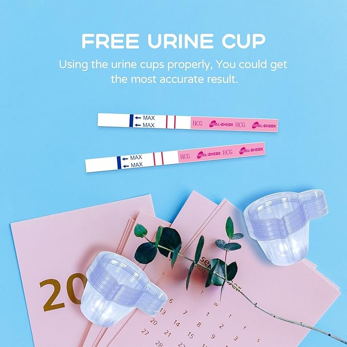 30 Ovulation Test Strips and 35 Pregnancy Tests with 65 Urine Cups, Fertility Test for Women TTC, Get Pregnant Easier, Easy to Use at Home, Over 99% Accuracy, Individually Wrapped