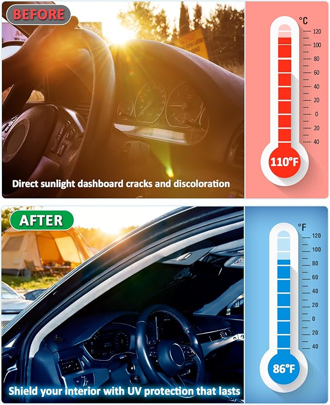 for Model S Windshield Sun Shade Sunshade for Tesla Model S 2012-2024 2025 2026 Windshield Cover Window Shield Protector Sun Visor Tesla Car Accessories Keeps Car Interior Cool