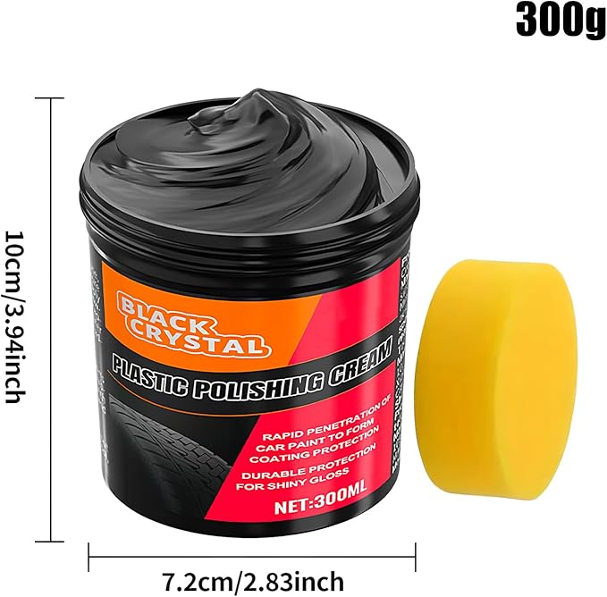 Car Trim Restorer – Dashboard Renewal Paste, Automotive Detailing Supplies | Coating Repair, Long Lasting Shine Protection Metal Plating Parts Minor Scratch Removal Vehicles Headlights Care