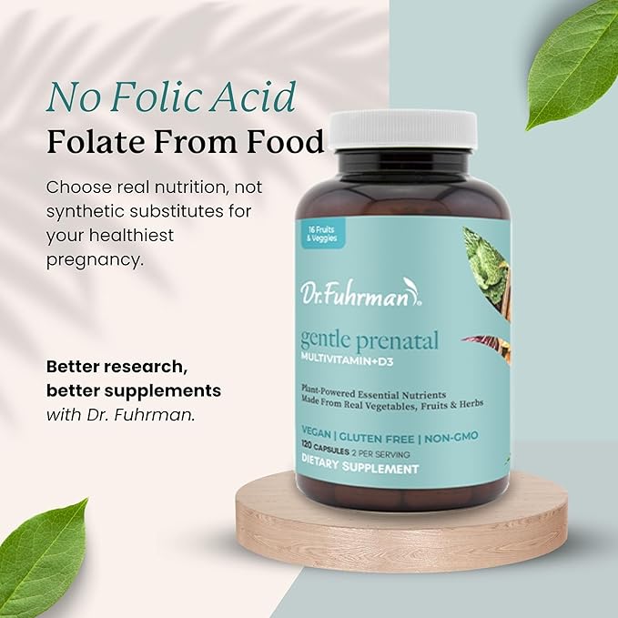 Dr. Fuhrman's Gentle Prenatal Multivitamin & Mineral Supplement with Iron - 120 capsules