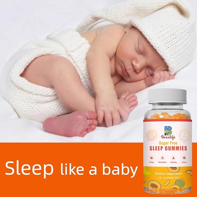 （2 Pack） 5 mg Melatonin Gummies, Sleep Support for Adults, Melatonin Supplements for Sleeping, 120 Cantaloupe Flavored