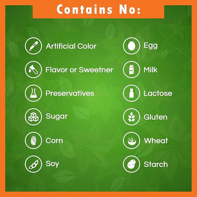 Best Naturals Probiotic 10 Strains & 30 Billion CFU & Magnesium Oxide 500 mg