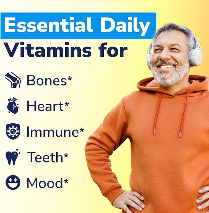 Vitamin D3 K2 Supplement, 10000 IU D3 / 200 mcg K2 MK7, Calcium Absorption, Bone, Heart, Immune & Muscle Support, Enhanced Absorption, No Soy, Easy to Swallow, 90 Softgels