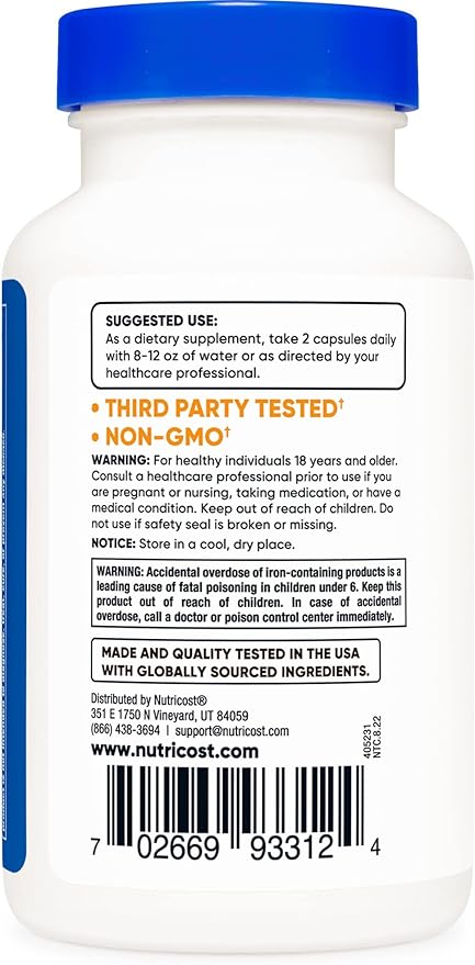 Nutricost Multivitamin with Probiotics 120 Vegetarian Capsules (3 Bottles) - Packed with Vitamins & Minerals