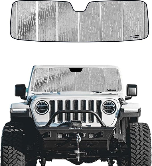 Windshield Sunshade for Jeep Wrangler 2007-2010 Front Window Shade - AstraGuard