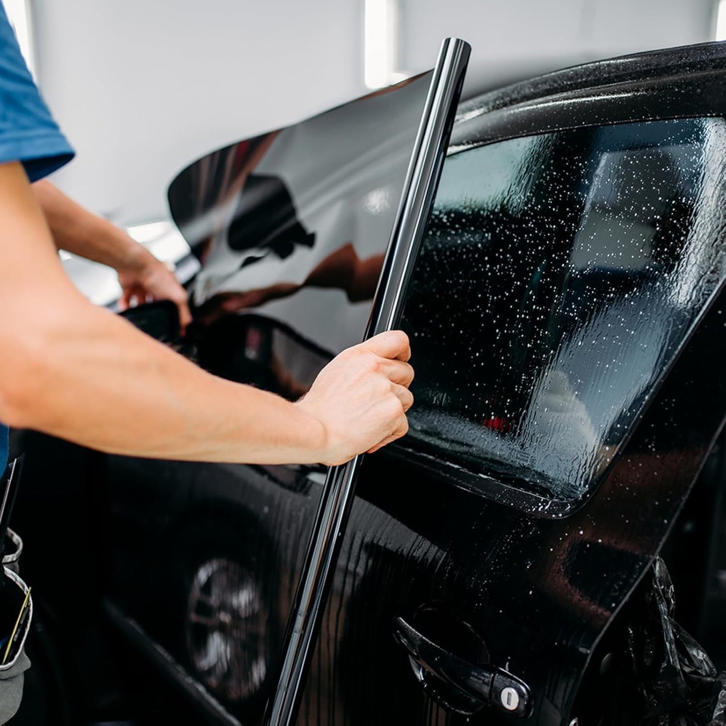 Nano Ceramic Window Tint Film for Cars and Building, Charcoal, 2 Ply Scratch Resistant, Heat Control, and UV 99%, IR 93% Rejection, 35% VLT, 36inx100ft