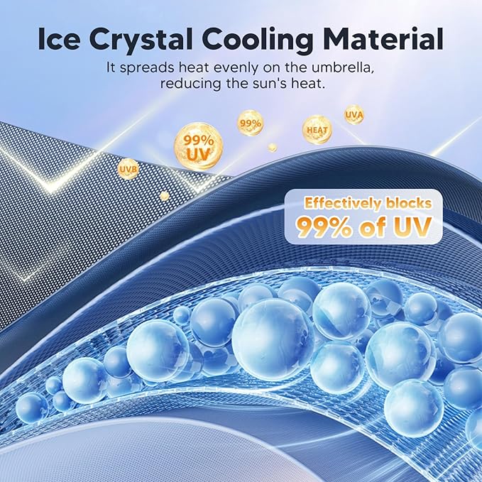 Autorder Windshield Sun Shade Umbrella for 2007-2025 Toyota Tundra Accessories,Upgraded Ice Crystal Material,Easy Setup Umbrella Sunshade for Car Windshield,100% Sun Blocking