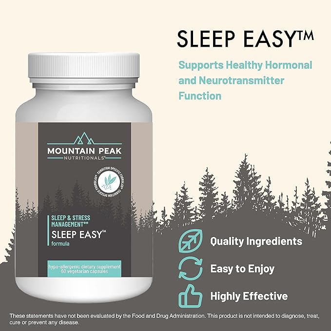 Mountain Peak Nutritionals Ultimate Relaxation Bundle - Tranquility & Sleep Easy - Promoting A Calm & Relaxed Mood for Better Rest - Sleep Support Supplements w/Vitamins B6 & B12