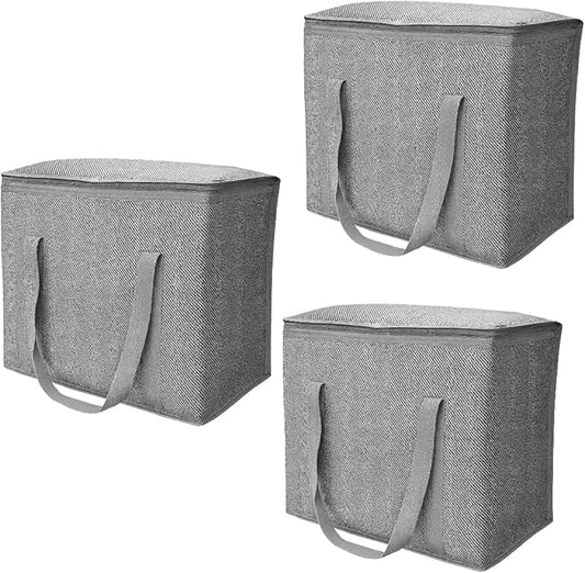 DURASACK Large Insulated Food Delivery Bag – 16"x9"x13" Reusable Thermal Tote for Hot & Cold Transport – Lightweight Grocery, Lunch, and Takeout Carrier – Water-Resistant, Foldable