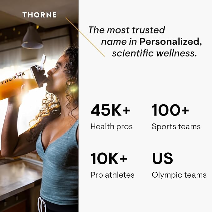 THORNE Multi-Vitamin Elite - Daily Nutritional Supplement - AM Formula Supports Cellular Energy Production and PM Formula Supports Restful Sleep* - Gluten-Free, Dairy-Free - 180 Capsules - 30 Servings