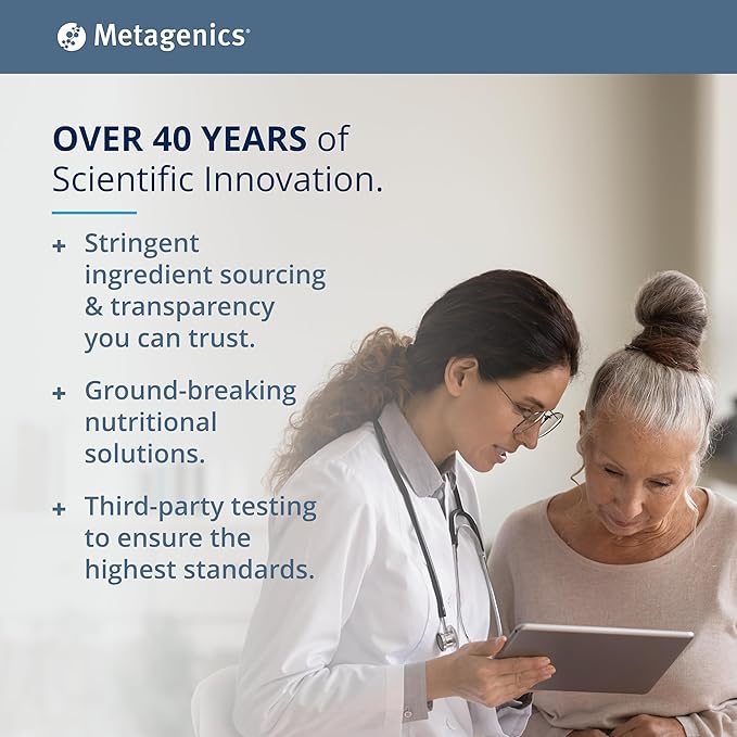 Metagenics Vitamin D3 5000 - for Immune Support, Bone Health & Heart Health* - High Potency Vitamin D - Non-GMO - Gluten-Free - 60 Softgels
