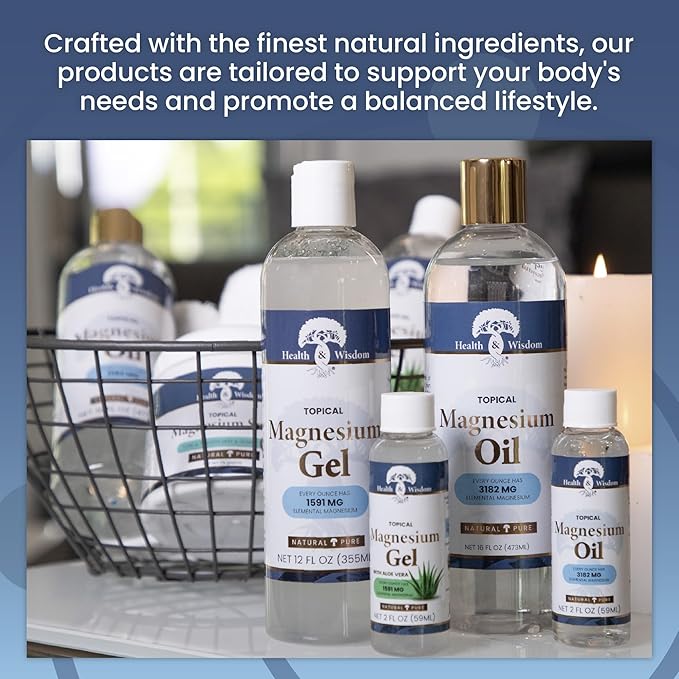Health and Wisdom Magnesium Prills - Structured Water Devices, Magnesium Laundry Beads, Topical Magnesium, Precious Mineral, Magnesium Water, Deionized Water, Magnesium Soak - 16 Ounces