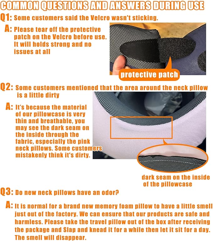 Neck Travel Pillow, Upgraded Travel Neck Pillow for Airplane Memory Foam Travel Pillow for Airplanes Offices and Cars Headrest Sleep, Portable Plane Accessories