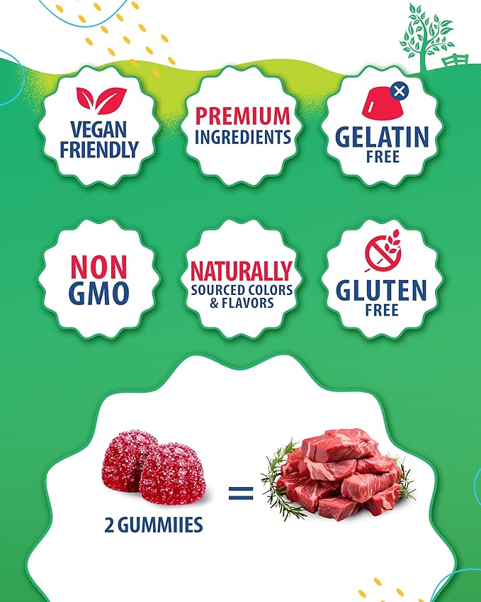 Magnesium Gummies for Adults & Zinc Gummies for Kids & Adults. 200mg - Calm Magnesium Chews - Magnesium Citrate Chewable Supplement for Mood & Muscle Support. Zinc Chewable Gummy for Immune Support -
