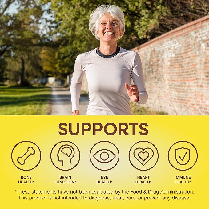 Nature's Way Alive! Women’s 50+ Daily Gummy Multivitamins, Supports Multiple Body Systems*, Supports Healthy Heart, Brain & Bones,* B-Vitamins, Mixed Berry Flavored, 130 Gummies (Packaging May Vary)
