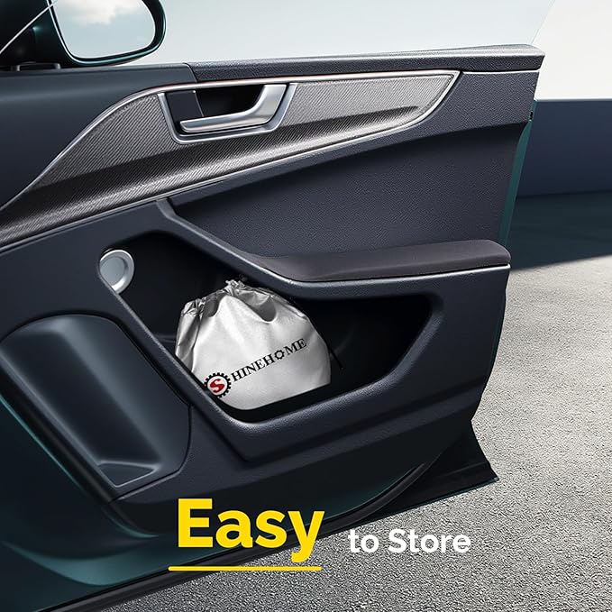 Car Windshield Sun Shade Compatible with 2020 2021 2022 2023 2024 2025 2026 Toyota Corolla Accessories Foldable Front Window Sunshade Custom Windshield Cover Sun Visor Block UV Rays