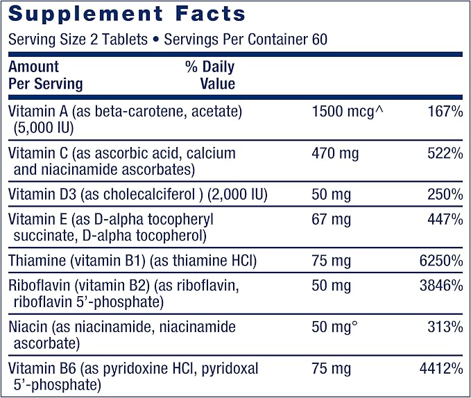 Life Extension Two-Per-Day High Potency Multi-Vitamin & Mineral Supplement & Magnesium Caps, 500 mg, Magnesium Oxide, Citrate, Succinate