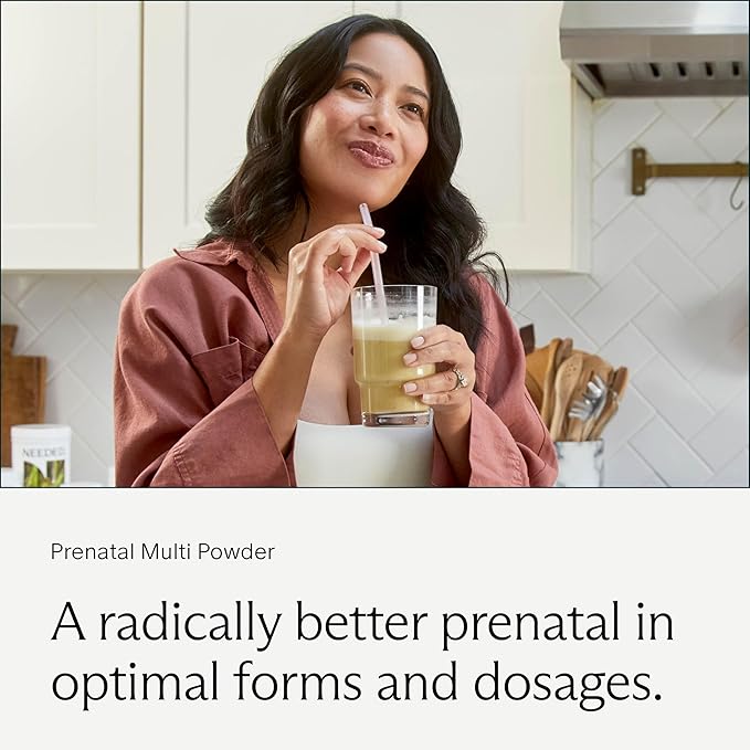 Needed. Vanilla Multivitamin Powder with Choline for Prenatal, Pregnancy, Breastfeeding, Postpartum | Expertly-Formulated & Third-Party Tested | 30-Day Supply