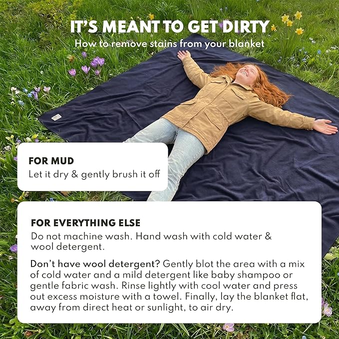 Woolly Mammoth Woolen Company Merino Wool Blanket - 80% Merino Wool - Camping Blankets for Cold Weather - Mositure-Wicking for Overlanding, Hunting, Emergency Kits, Bushcraft (66" x 90" Ember)