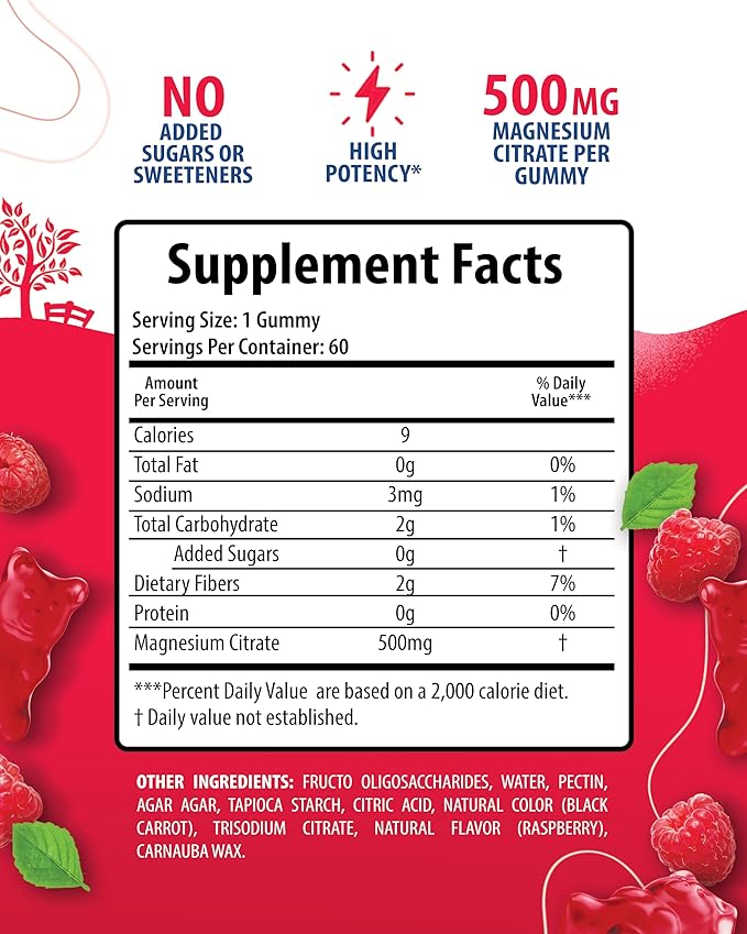 Magnesium 200mg & Magnesium 500mg for Adults