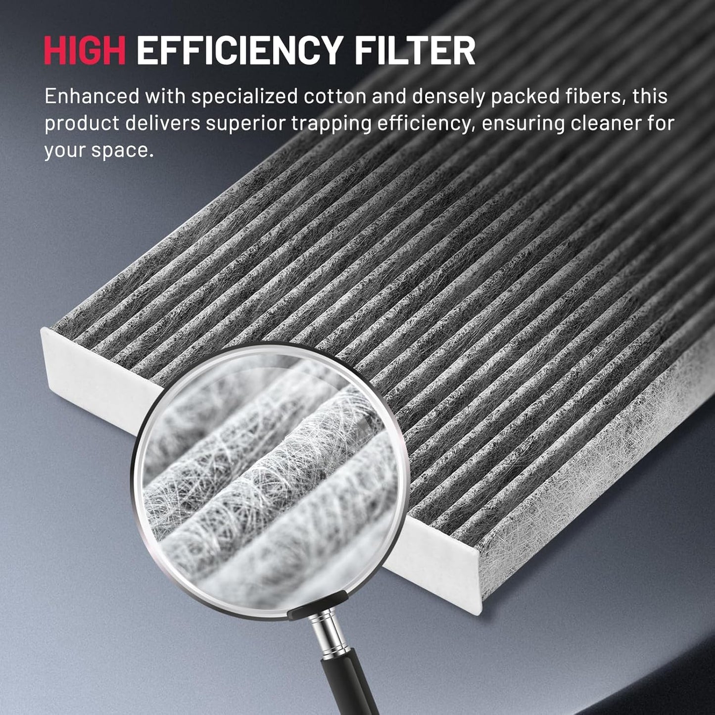 BDFHYK Cabin Air Filter with Activated Carbon Compatible with Volkswagen Beetle 1998-2010, Golf 1993-2006, Beetle 1998-2005, Jetta 1993-2005, Passat 2001-2005, Compatible with Audi TT/TT Quattro