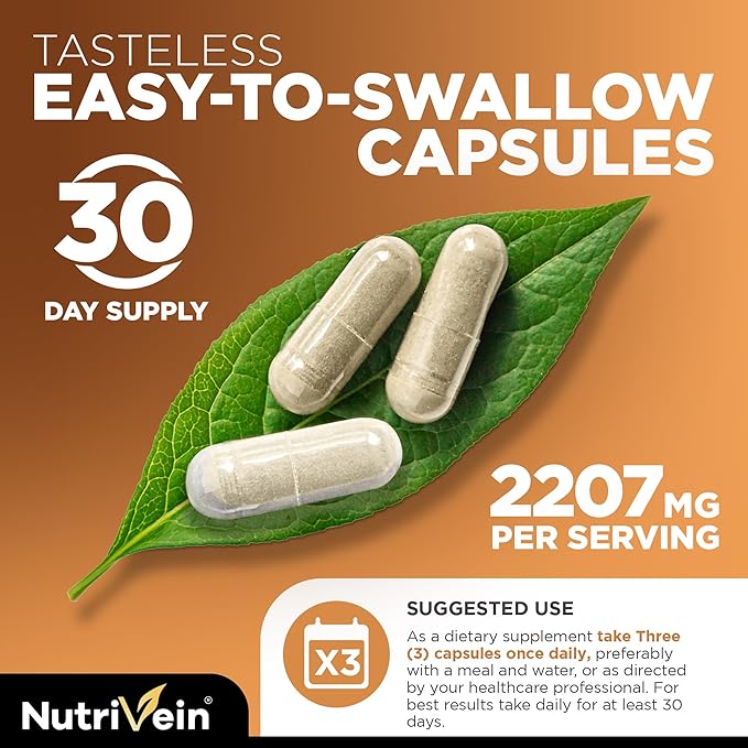 Nutrivein Premium Shilajit Capsules and Magnesium L-Threonate Bundle: Powerful Shilajit for Women and Men + Magnesium Threonate Supplement Pair for Performance, Endurance, Vitality, & Recovery