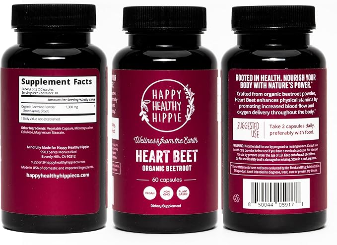 Happy Healthy Hippie Beetroot Capsules & Be Grounded