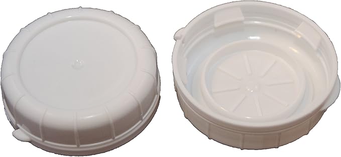 The Dairy Shoppe Glass Milk Bottle, Heavy Glass with Extra Lid, Creamery Style (4, Pint)