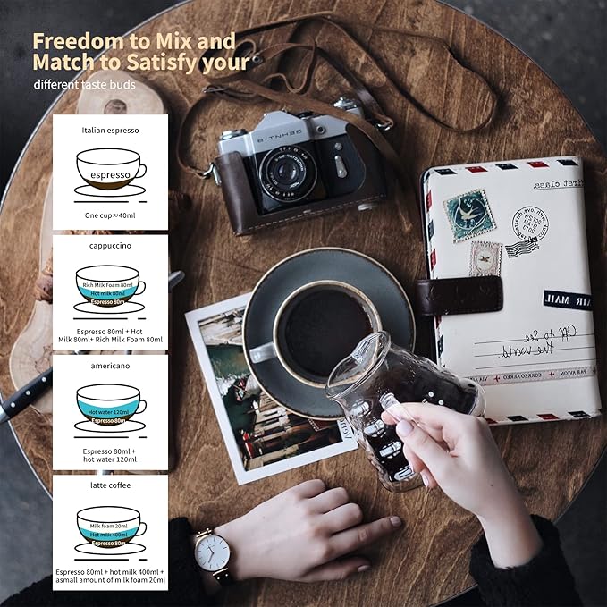 LAOION Cuban Coffee Maker, 6 or 3cup Electric Espresso Coffee Maker, Portable Cafeteras Electricas Modernas, Electric Moka Pot with Detachable Base & Overheat Protection, Coffee Gift for Home Travel