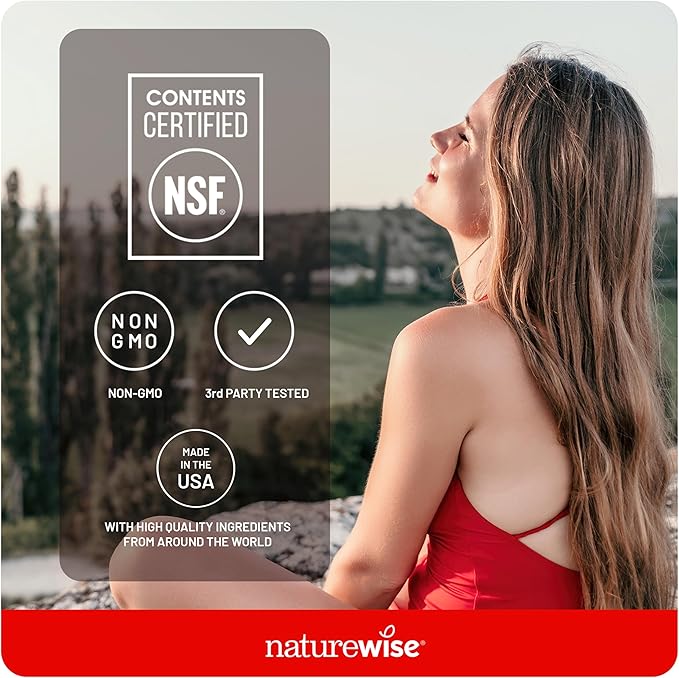 NatureWise Vitamin B Complex for Women and Men - with Folic Acid Biotin B1 B2 B3 B6 B12 - Support Cellular Energy & Mental Clarity - Gluten & Dairy Free, Non-GMO - 360 Softgels[1-Year Supply]