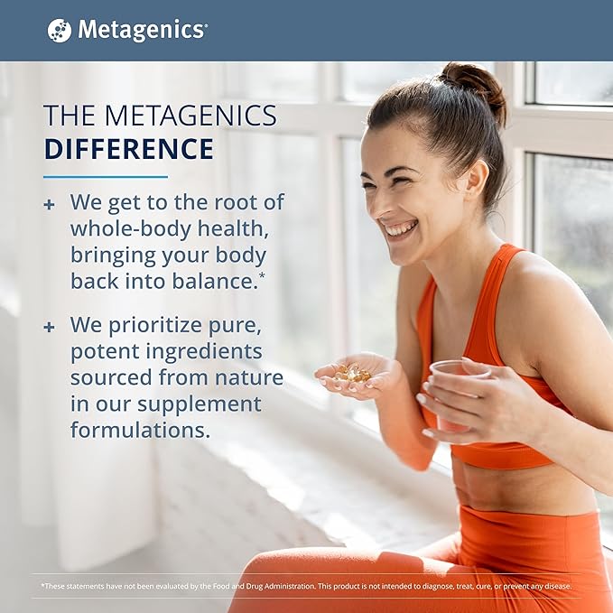 Metagenics Magnesium Citrate - 300 mg Magnesium & 60 mg Calcium (as Citrates) - Muscle & Bone Health Support* - Gluten-Free & Vegetarian - 120 Count