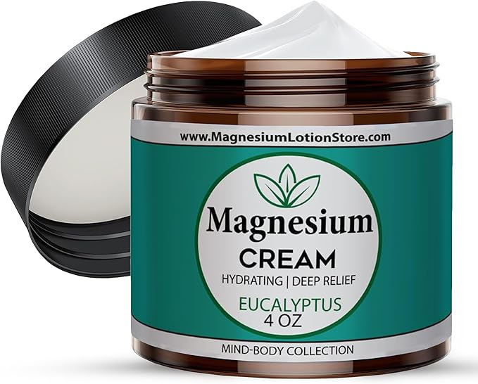 Magnesium Cream with Eucalyptus Scent – Refreshing & Moisturizing