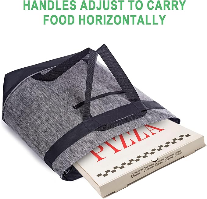 BeeGreen Cooler Bag Soft Insulated Tote for Beach Travel Grocery Shopping Lunch Portable Large Ice Coolers with Handle Hard Freezer Bags with Zippered Top Foldable Leakproof Delivery Totes Gray
