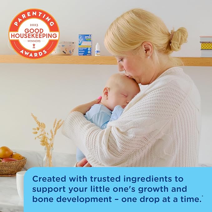 Mommy's Bliss Organic Baby Vitamin D Drops | Promotes Healthy Growth and Bone Development | Age Newborn+ | 0.11 Fl Oz (100 Servings) | Pack of 2
