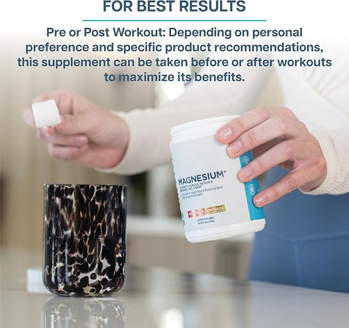Revive MD Magnesium Powder Supplement - Magnesium Carbonate & Taurate Powder Drink Supports Healthy Bones, Muscles, & Nerves - Vegan-Friendly, Gluten-Free & Soy-Free - 30 Servings, Raspberry Lemonade