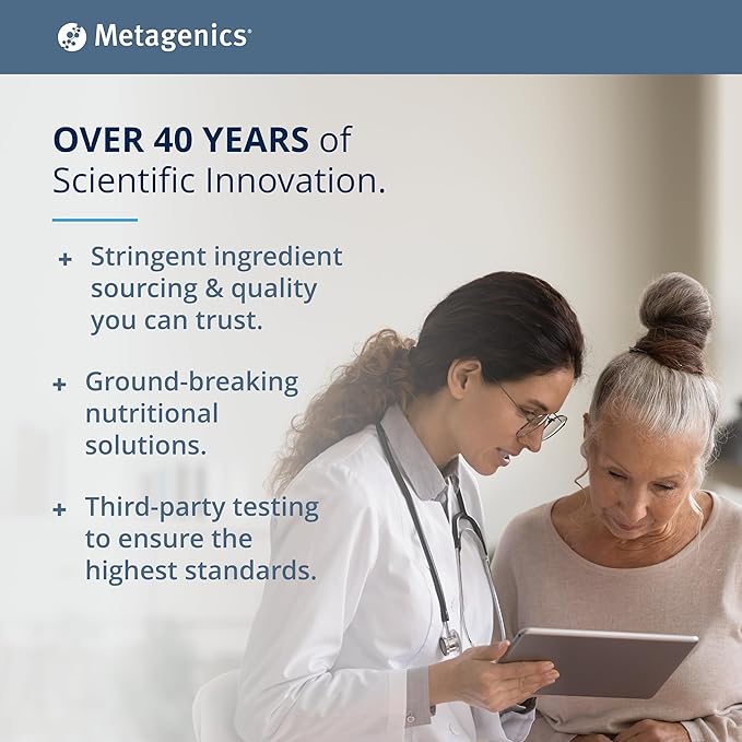 Metagenics Vitamin D3 + K - for Immune Support, Bone Health & Heart Health* - Vitamin D with MK-7 (Vitamin K2) - Non-GMO - Gluten-Free - 60 Softgels - 10,000 IU
