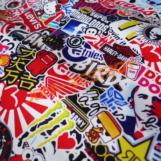 Free Tool Kit EZAUTOWRAP ES Bomber Hellaflush Anime Cartoon Car Vinyl Wrap Sticker Decal Air Release- 60"X240" (5FT X 20FT)
