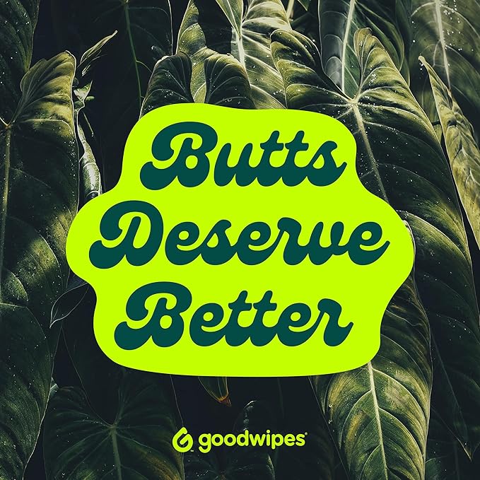 goodwipes Flushable Butt Wipes - Extra Large Adult Wet Wipes For Women & Men - Bathroom Essentials - Sewer & Septic Safe - Botanical Bliss, 418 Count (8 Packs + 1 Travel)